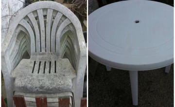 Nem kell kidobni a beszürkült műanyag székeket, asztalokat! Hófehérré varázsolható egyszerű házi módszerekkel!