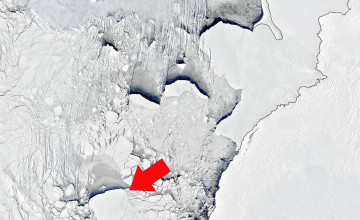Ismét elszabadult a világ legnagyobb jéghegye